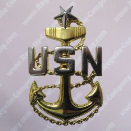 US Navy Senior Chief Petty Officer Cap Badge | Regalia Company