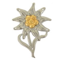 M43 Edelweiss Cap Badge (Officer)