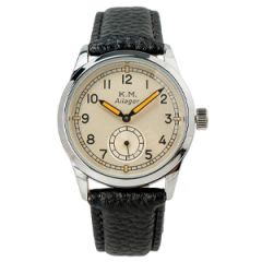 Ailager® WW2 German Kriegsmarine Service Watch with Black Strap